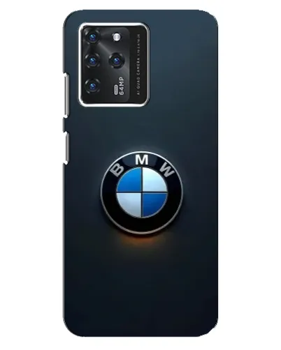 Чехол для ZTE Blade V30 с картинкой «Логотип BMW — минимализм»