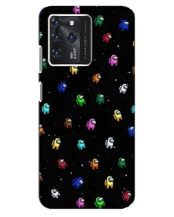 Чехол для ZTE Blade V30 с картинкой «Экипаж Among Us»