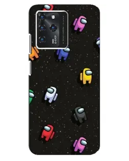 Чехол для ZTE Blade V30 с картинкой «Космический паттерн Among Us»