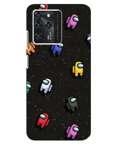 Чехол для ZTE Blade V30 с картинкой «Космический паттерн Among Us»