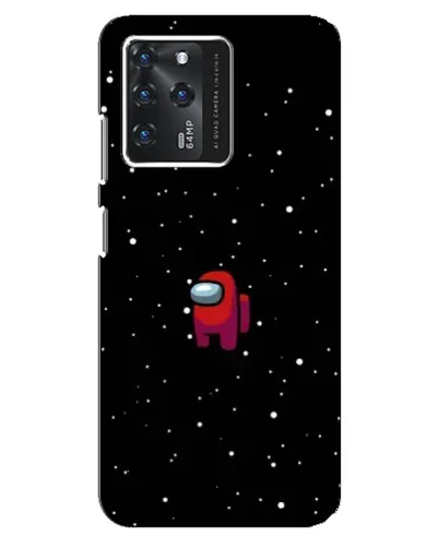 Чехол для ZTE Blade V30 с картинкой «Красный Among Us»