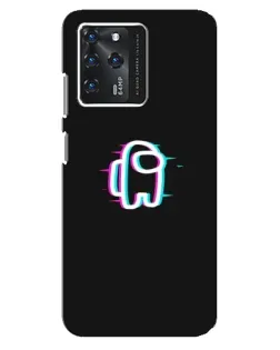 Чехол для ZTE Blade V30 с картинкой «Among Us неон»