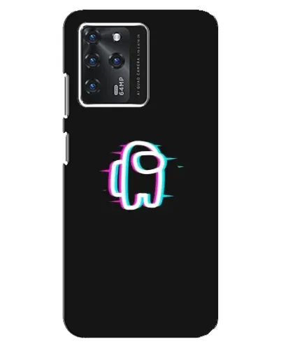 Чехол для ZTE Blade V30 с картинкой «Among Us неон»