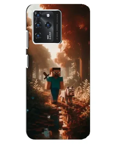 Чехол для ZTE Blade V30 с картинкой «Стив в лесу» Чехол для ZTE Blade V30 с картинкой «Стив в лесу»