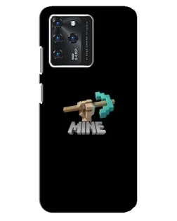 Чехол для ZTE Blade V30 с картинкой «Алмазная кирка»
