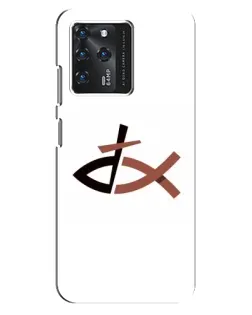 Чехол для ZTE Blade V30 с картинкой «Рыба и крест» Чехол для ZTE Blade V30 с картинкой «Рыба и крест»