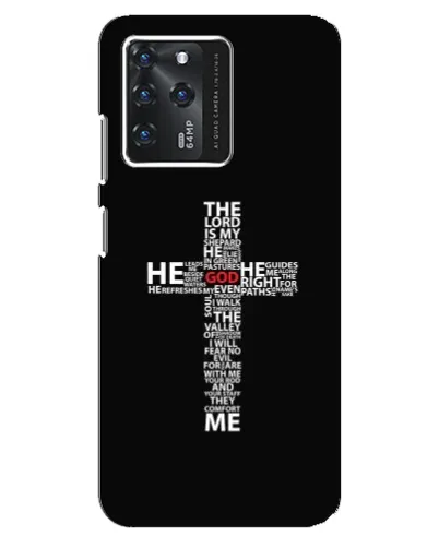 Чехол для ZTE Blade V30 с картинкой «Текстовый крест» Чехол для ZTE Blade V30 с картинкой «Текстовый крест»
