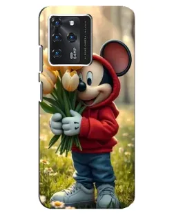 Чехол для ZTE Blade V30 с картинкой «Микки с тюльпанами» Чехол для ZTE Blade V30 с картинкой «Микки с тюльпанами»