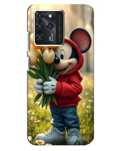 Чехол для ZTE Blade V30 с картинкой «Микки с тюльпанами» Чехол для ZTE Blade V30 с картинкой «Микки с тюльпанами»