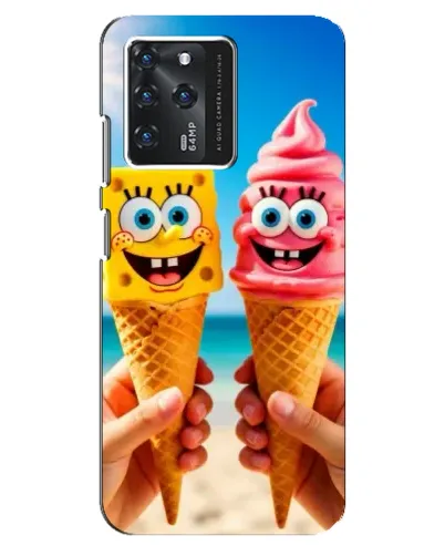 Чехол для ZTE Blade V30 с картинкой «Спанч Боб мороженое» Чехол для ZTE Blade V30 с картинкой «Спанч Боб мороженое»