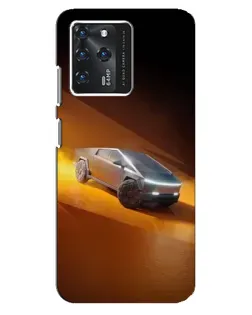 Чехол для ZTE Blade V30 с картинкой «Cybertruck в пустыне»