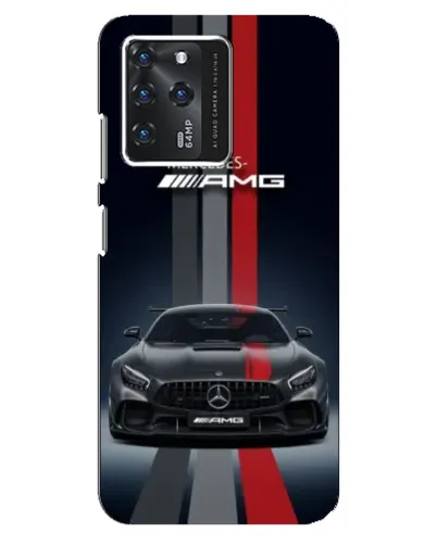 Чехол для ZTE Blade V30 с картинкой «Mercedes — белый карбон»
