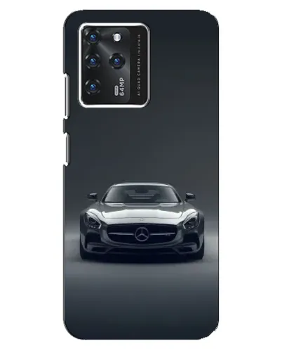 Чехол для ZTE Blade V30 с картинкой «Mercedes на черном»
