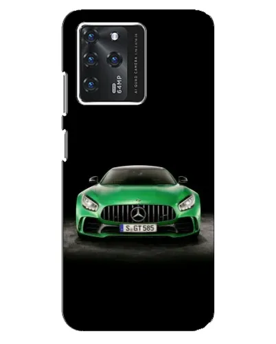 Чехол для ZTE Blade V30 с картинкой «Mercedes — неоновый лого»