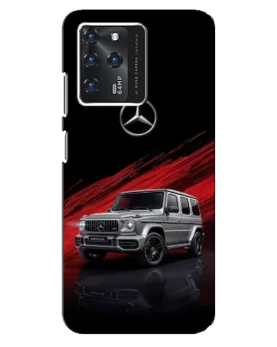 Чехол для ZTE Blade V30 с картинкой «Mercedes G-Class красный»