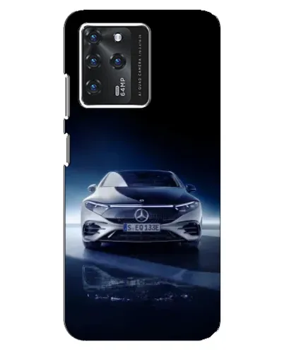 Чехол для ZTE Blade V30 с картинкой «Ночной Mercedes EQ»