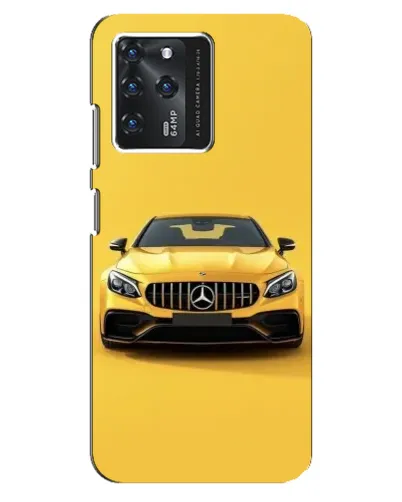 Чехол для ZTE Blade V30 с картинкой «Желтый Mercedes GT»