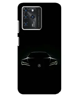 Чехол для ZTE Blade V30 с картинкой «Mercedes — силуэт авто» Чехол для ZTE Blade V30 с картинкой «Mercedes — силуэт авто»