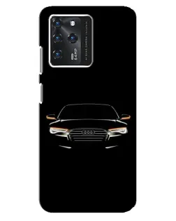 Чехол для ZTE Blade V30 с картинкой «Audi — ночной контур»