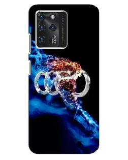 Чехол для ZTE Blade V30 с картинкой «Энергия лого Audi»