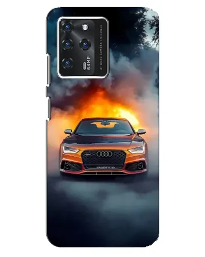 Чехол для ZTE Blade V30 с картинкой «Audi в огненном дыму» Чехол для ZTE Blade V30 с картинкой «Audi в огненном дыму»