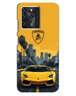 Чехол для ZTE Blade V30 с картинкой «Желтый Lamborghini город» Чехол для ZTE Blade V30 с картинкой «Желтый Lamborghini город»