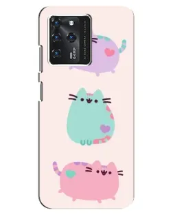 Чехол для ZTE Blade V30 с картинкой «Pusheen трио» Чехол для ZTE Blade V30 с картинкой «Pusheen трио»
