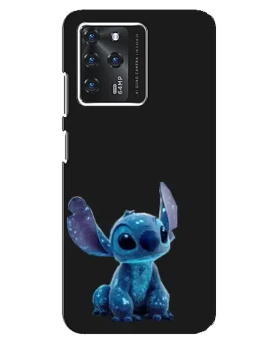 Чехол для ZTE Blade V30 с картинкой «Стич на черном»