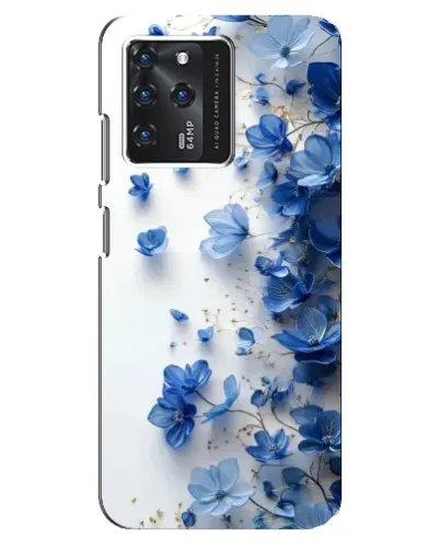 Чехол для ZTE Blade V30 с картинкой «Голубой цветочный каскад» Чехол для ZTE Blade V30 с картинкой «Голубой цветочный каскад»
