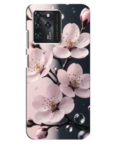 Чехол для ZTE Blade V30 с картинкой «Нежная сакура и капли» Чехол для ZTE Blade V30 с картинкой «Нежная сакура и капли»