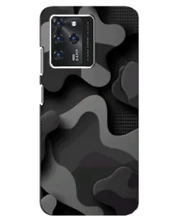 Чехол для ZTE Blade V30 с картинкой «Темный абстрактный камуфляж» Чехол для ZTE Blade V30 с картинкой «Темный абстрактный камуфляж»