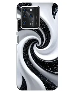 Чехол для ZTE Blade V30 с картинкой «Черно-белая спираль» Чехол для ZTE Blade V30 с картинкой «Черно-белая спираль»