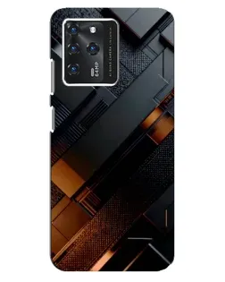 Чехол для ZTE Blade V30 с картинкой «Черные геометрические блоки» Чехол для ZTE Blade V30 с картинкой «Черные геометрические блоки»