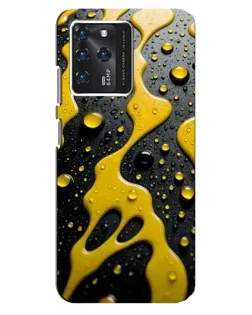 Чехол для ZTE Blade V30 с картинкой «Жидкое желтое золото» Чехол для ZTE Blade V30 с картинкой «Жидкое желтое золото»