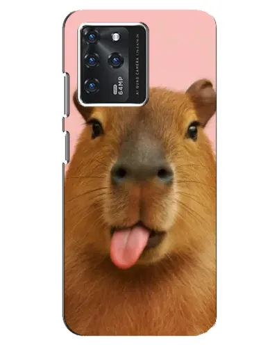 Чохол для ZTE Blade V30 з картинкою «Капібара з язиком»