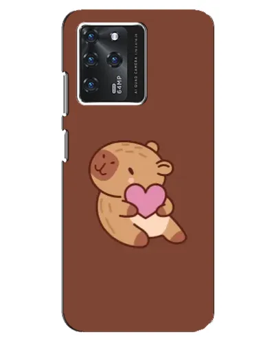 Чохол для ZTE Blade V30 з картинкою «Капібара з серцем»