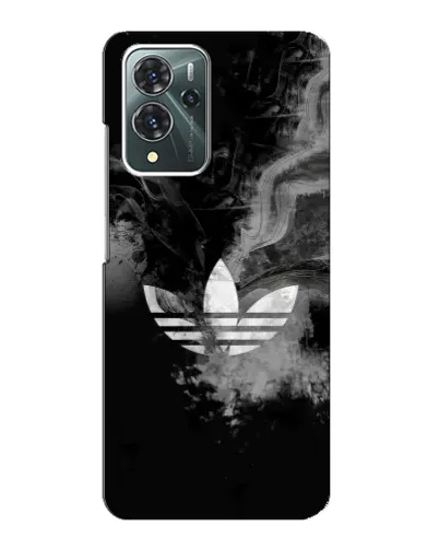 Чехол для ZTE Blade V40 Pro с картинкой «Абстрактный дым Adidas»