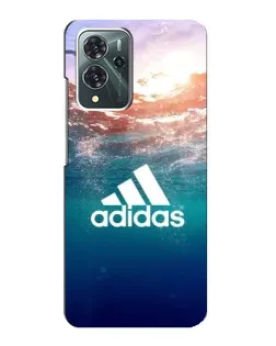 Чехол для ZTE Blade V40 Pro с картинкой «Океанская глубина адидас» Чехол для ZTE Blade V40 Pro с картинкой «Океанская глубина адидас»