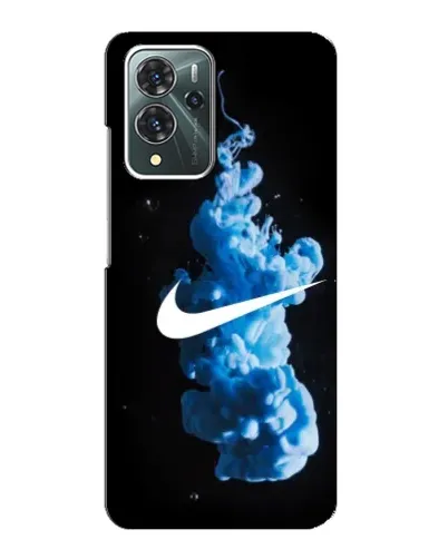 Чехол для ZTE Blade V40 Pro с картинкой «Nike и синий дым» Чехол для ZTE Blade V40 Pro с картинкой «Nike и синий дым»
