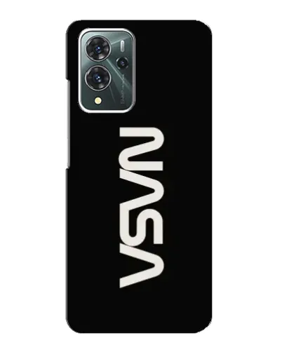 Чехол для ZTE Blade V40 Pro с картинкой «NASA — вертикальный логотип»