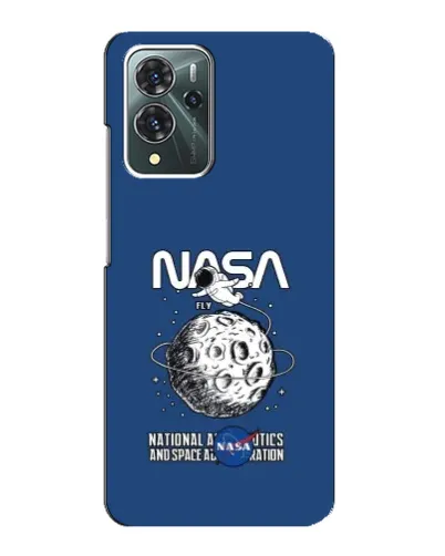 Чехол для ZTE Blade V40 Pro с картинкой «NASA — лунная миссия»
