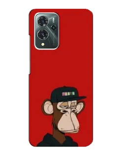 Чохол для ZTE Blade V40 Pro з картинкою «Bored Ape — червоний фон» Чохол для ZTE Blade V40 Pro з картинкою «Bored Ape — червоний фон»