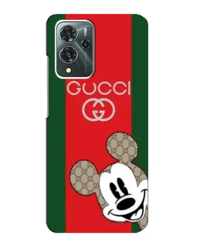 Чехол для ZTE Blade V40 Pro с картинкой «Gucci — полосы и Микки» Чехол для ZTE Blade V40 Pro с картинкой «Gucci — полосы и Микки»