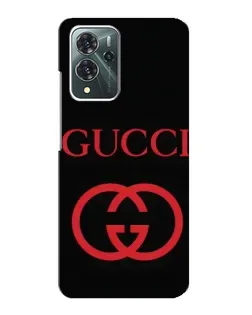Чохол для ZTE Blade V40 Pro з картинкою «Gucci — червоний логотип»