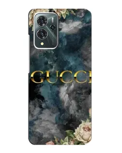 Чохол для ZTE Blade V40 Pro з картинкою «Абстрактні квіти Gucci»