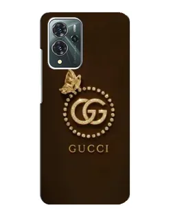 Чохол для ZTE Blade V40 Pro з картинкою «Gucci — золотий метелик»