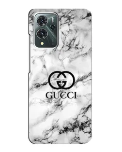 Чохол для ZTE Blade V40 Pro з картинкою «Gucci — мармуровий шик»