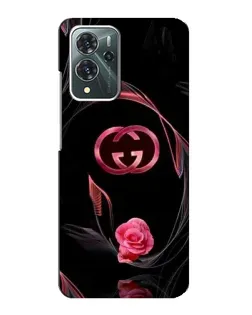 Чохол для ZTE Blade V40 Pro з картинкою «Gucci — неонова троянда»
