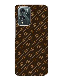 Чохол для ZTE Blade V40 Pro з картинкою «Gucci — золоті діагоналі»