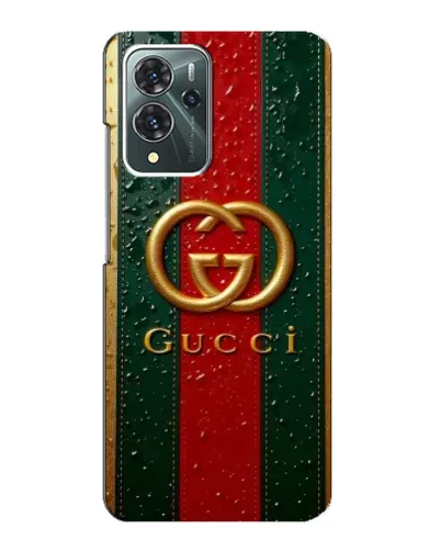Чехол для ZTE Blade V40 Pro с картинкой «Gucci — фирменная полоса и золото» Чехол для ZTE Blade V40 Pro с картинкой «Gucci — фирменная полоса и золото»